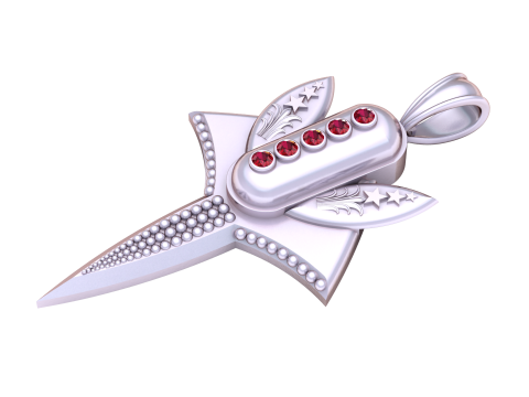 Royal Sword Jewelry 3D Print Model