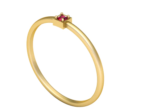 Gold stacking ring 3D Print Model