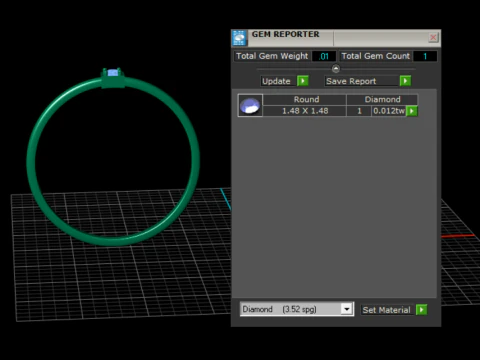 Gold stacking ring 3D Print Model