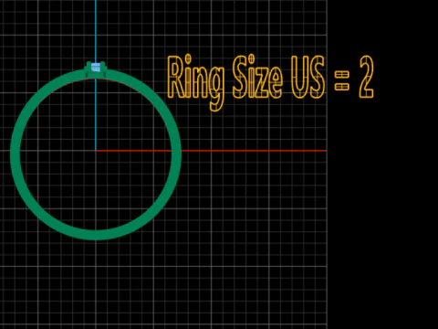 Gold stacking ring 3D Print Model