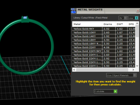 Gold stacking ring 3D Print Model