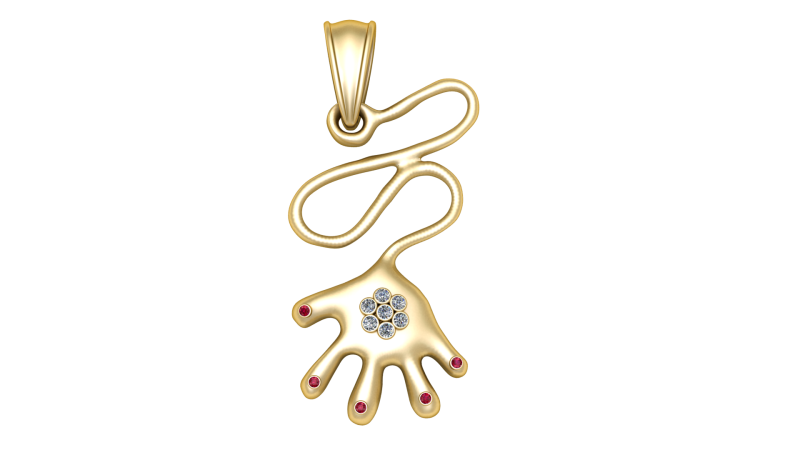 Elegant pendant 3D 프린트 모델 .c4d .max .obj .3ds .fbx .stl .blend