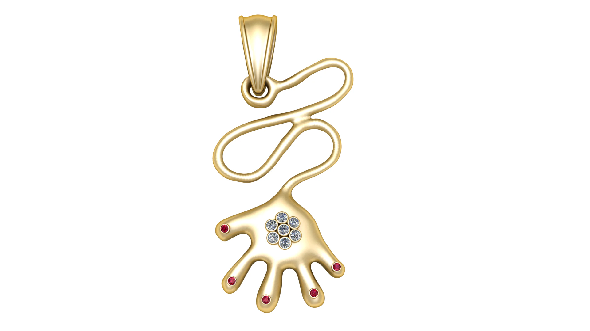 Elegant pendant 3D Print Model .c4d .max .obj .3ds .fbx .stl .blend 