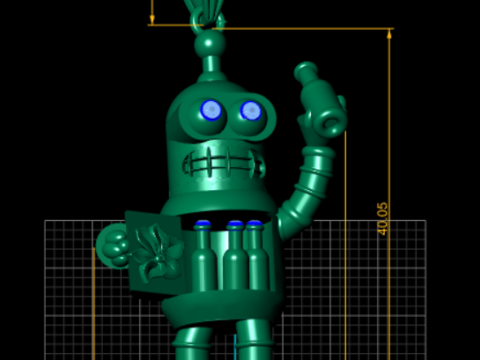 Robot pendant 3D Print Model