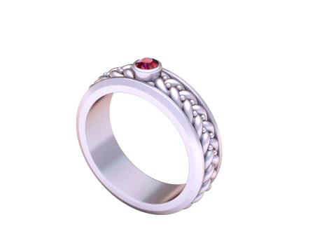 Elegant gold jewelry 3D Print Model