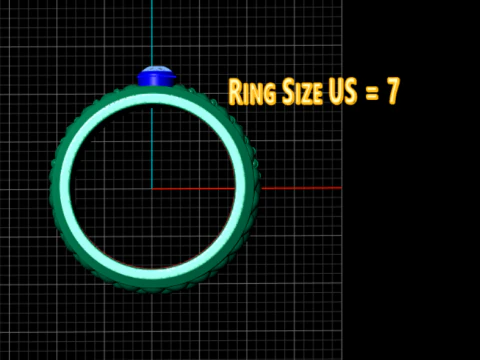 Elegant gold jewelry 3D Print Model