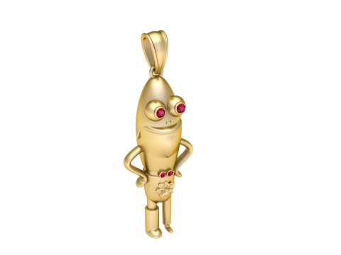 Ruby eyes pendant 3D 打印模型