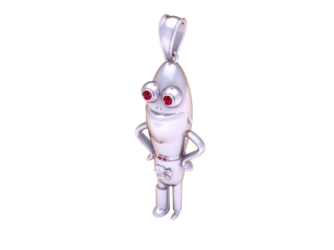 Ruby eyes pendant 3D 打印模型