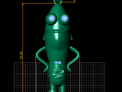 Ruby eyes pendant 3D 打印模型