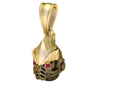 Cyberpunk pendant 3D Print Model