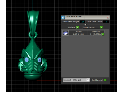 Cyberpunk pendant 3D Принт Модель
