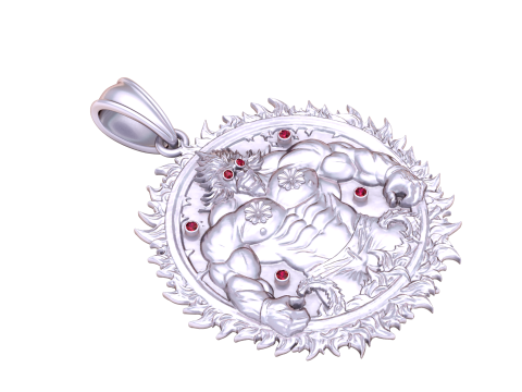 Gold power pendant 3D 打印模型