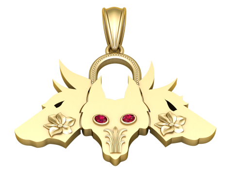 Animal spirit jewelry 3D Print Model