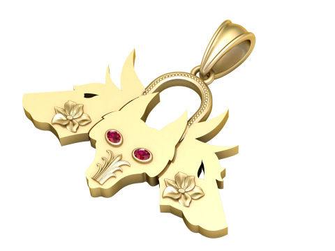 Animal spirit jewelry Modèles 3D en vedette