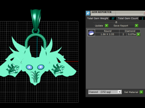 Animal spirit jewelry Modèles 3D en vedette
