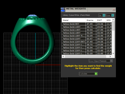 Gemstone statement ring 3D Принт Модель