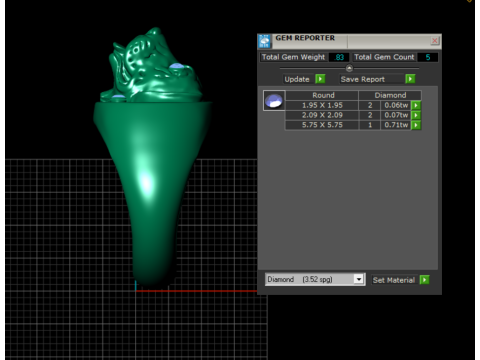 Dog head ring 3D 打印模型