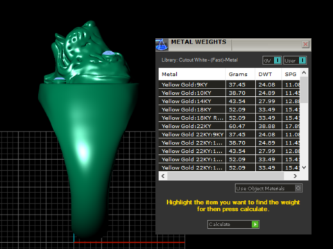 Dog head ring 3D 打印模型
