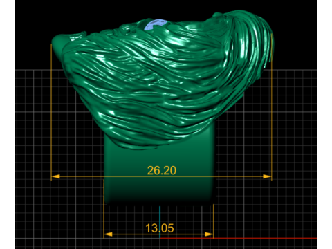 Gold skull ring Modello di stampa 3D