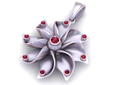 Floral pendant 3D Принт Модель