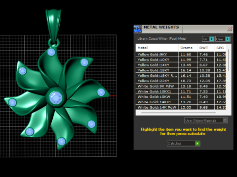 Floral pendant 3D Принт Модель