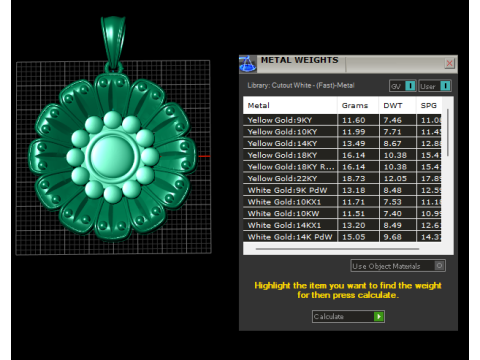 Elegant flower jewelry 3D Print Model