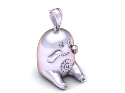 Cute character pendant 3D Принт Модель