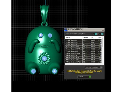 Cute character pendant 3D Принт Модель