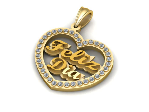 Heart Shaped Jewelry 3D Print Model