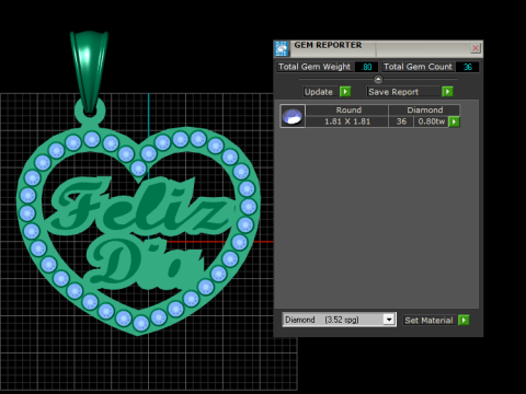 Heart Shaped Jewelry Modello di stampa 3D