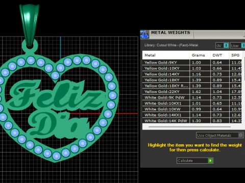 Heart Shaped Jewelry 3D Print Model