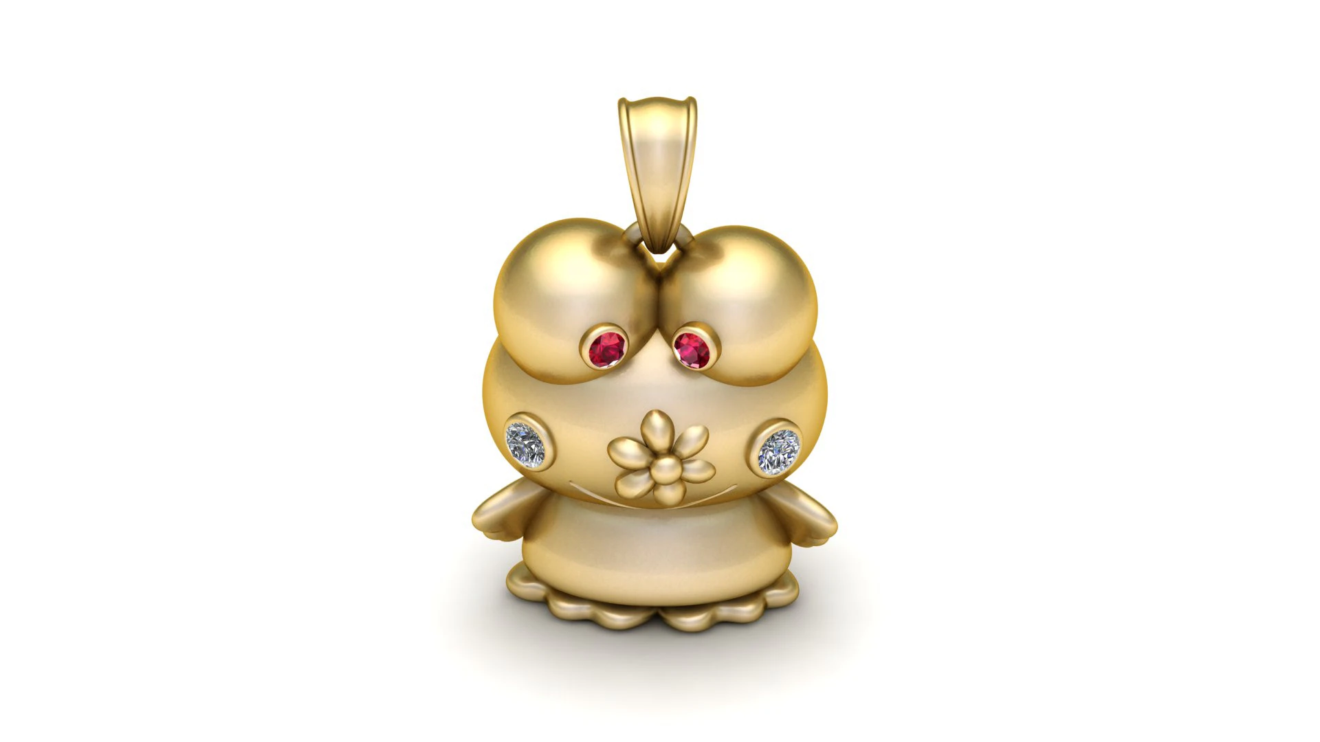Adorable Pendant Design 3D Print Model .c4d .max .obj .3ds .fbx .stl .blend 