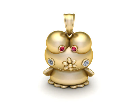 Adorable Pendant Design 3D Print Model