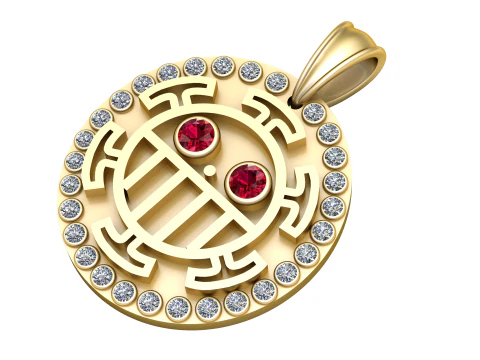 Colgante inspirado en anime Modelo de impresión 3D