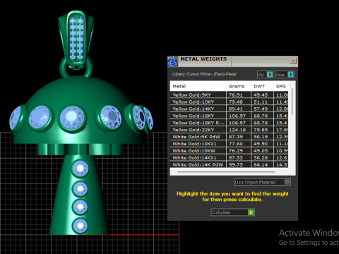 Mushroom Pendant 3D Принт Модель
