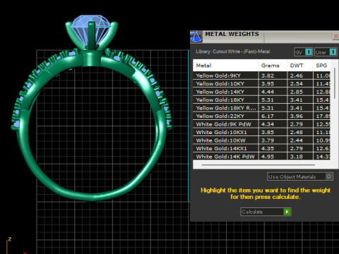 Ruby Engagement Ring Model do druku 3D