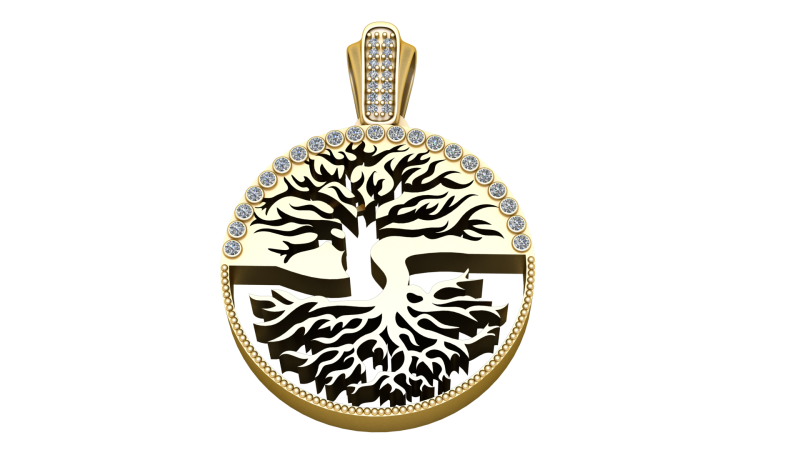 Anniversary Gift Pendant Modèles 3D en vedette .c4d .max .obj .3ds .fbx .stl .blend