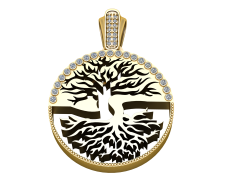 Anniversary Gift Pendant 3D Print Model