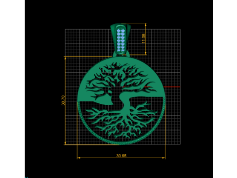 Anniversary Gift Pendant Modèles 3D en vedette