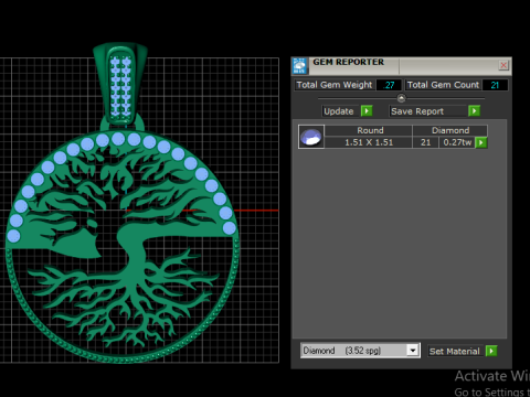 Anniversary Gift Pendant Modèles 3D en vedette