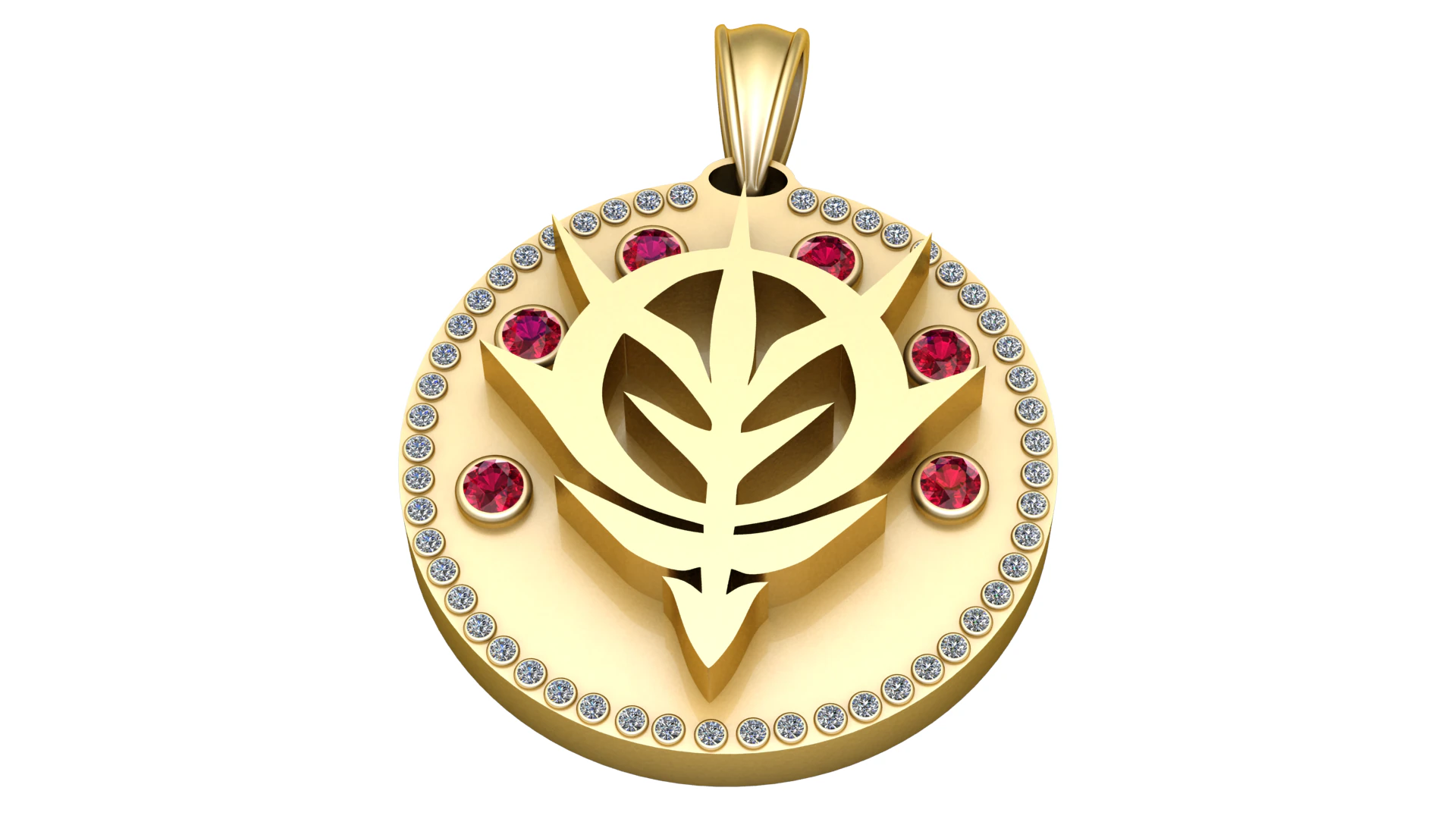 Bold Statement Necklace 3D Print Model .c4d .max .obj .3ds .fbx .stl .blend 
