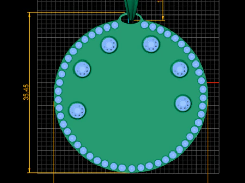 Bold Statement Necklace 3D Print Model