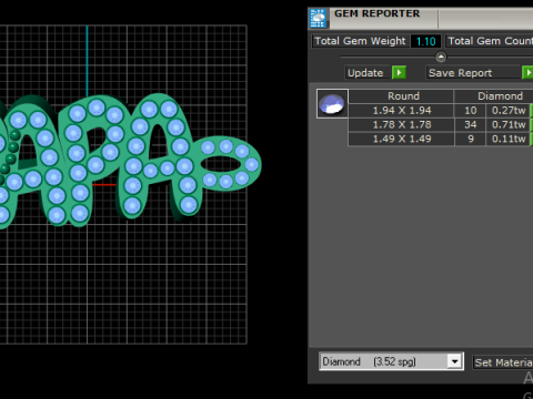 PAPA Name Pendant 3D 打印模型