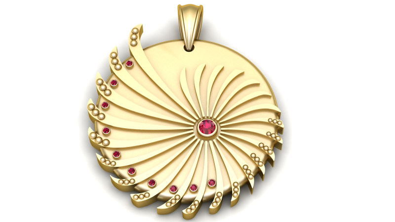 Fashion Accessory Pendant Modelo de Impressão 3D .c4d .max .obj .3ds .fbx .stl .blend