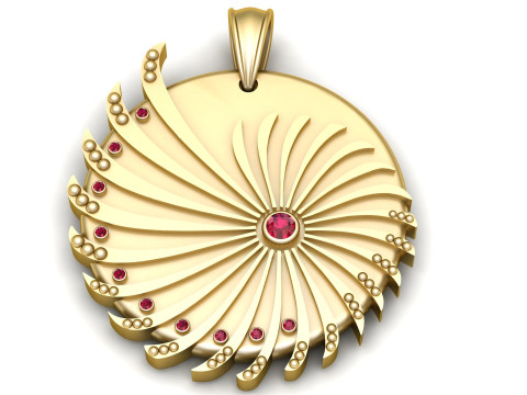 Fashion Accessory Pendant 3D Print Model