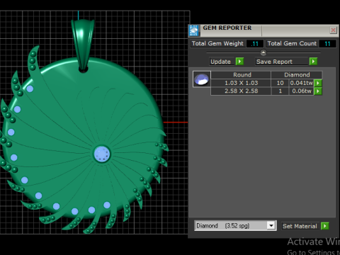 Fashion Accessory Pendant Modelo de Impressão 3D