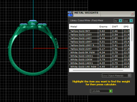 Gold Engagement Ring 3D Print Model