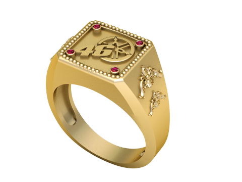 Custom number ring 3D Print Model