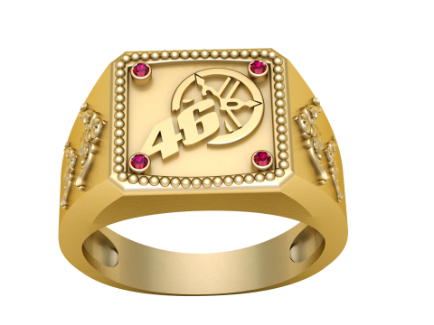 Custom number ring Modelo de impresión 3D