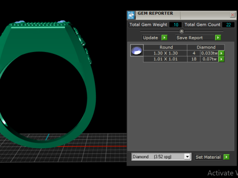 Custom number ring Modelo de impresión 3D